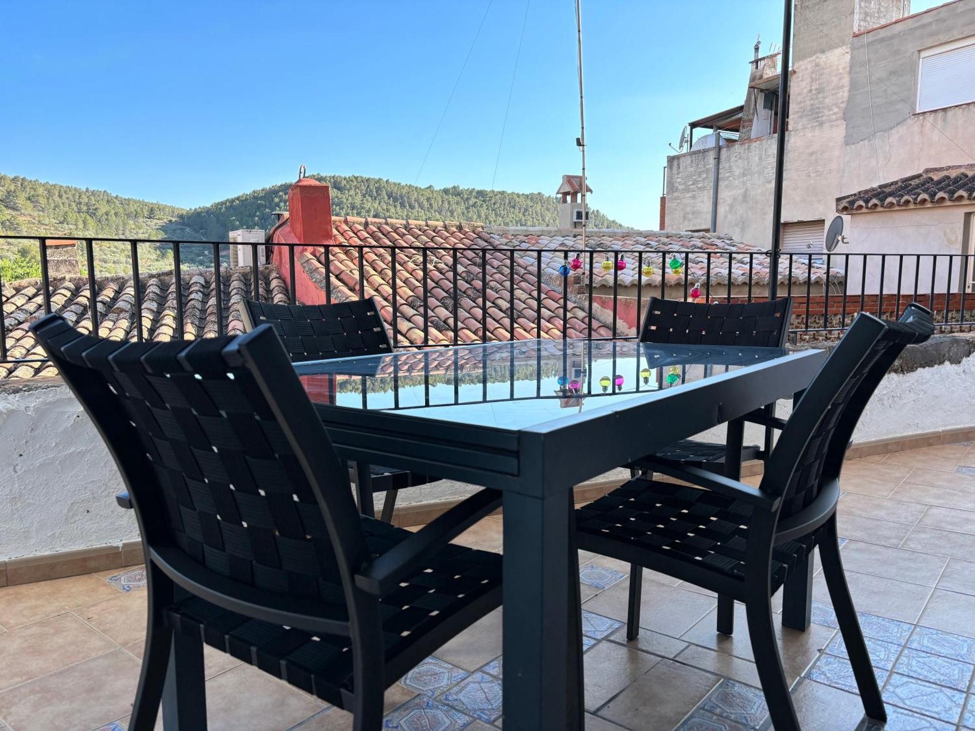 Piso En Vall De Almonacid Con Vistas, Aire Acondicionado, Wifi Y Smart Tv Экстерьер фото