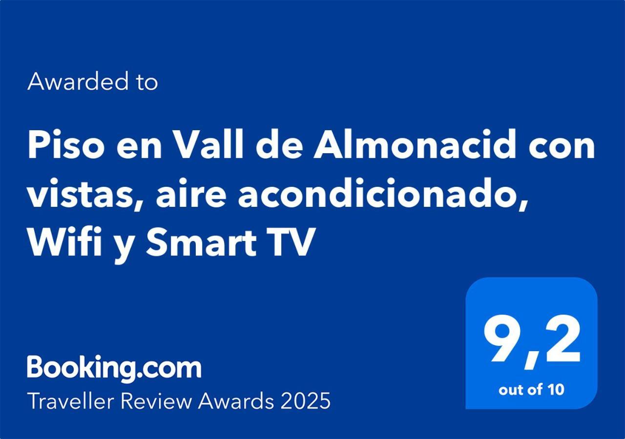 Piso En Vall De Almonacid Con Vistas, Aire Acondicionado, Wifi Y Smart Tv Экстерьер фото